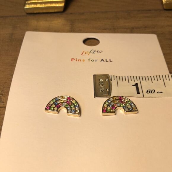 🌈 Sparkle ❇️ Rainbow 🌈 Pins. Set of 4 Pins! NEW. Fun 🤩 & Wonderful Gift - Picture 17 of 17